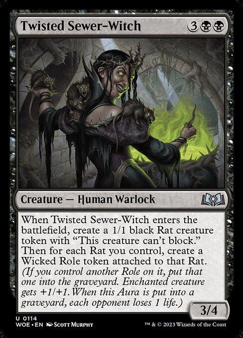 [Foil] WOE 114 Twisted Sewer-Witch U