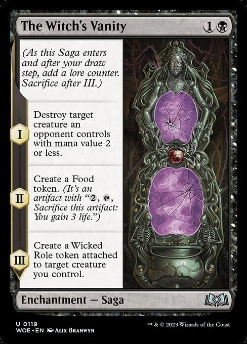 [Foil] WOE 119 The Witch's Vanity U