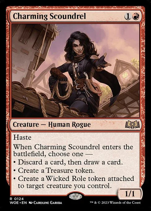 [Foil] WOE 124 Charming Scoundrel R