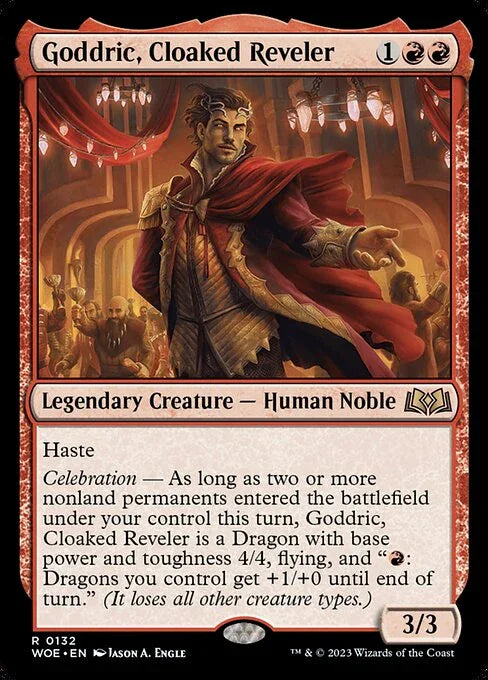 [Foil] WOE 132 Goddric, Cloaked Reveler R