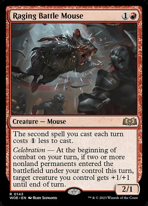 [Foil] WOE 143 Raging Battle Mouse R