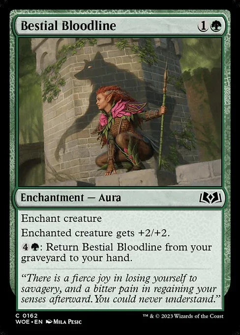 [Foil] WOE 162 Bestial Bloodline C
