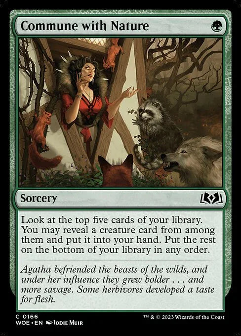 [Foil] WOE 166 Commune with Nature C