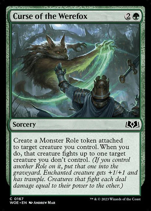 [Foil] WOE 167 Curse of the Werefox C