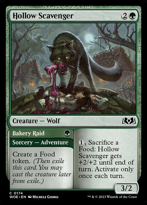 [Foil] WOE 174 Hollow Scavenger C