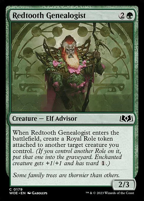 [Foil] WOE 179 Redtooth Genealogist C