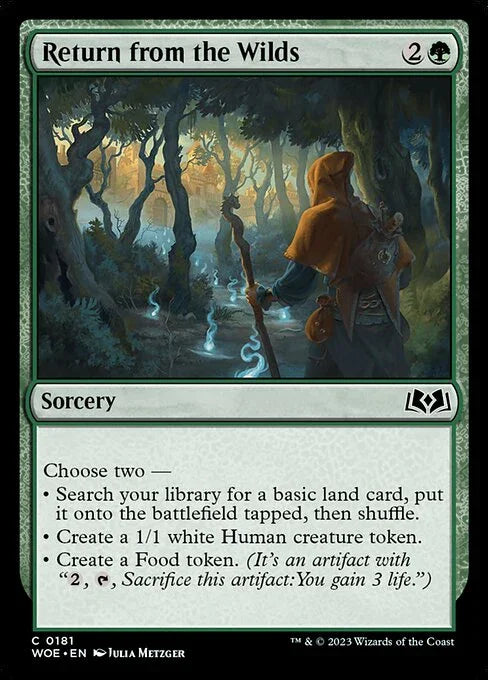 [Foil] WOE 181 Return from the Wilds C