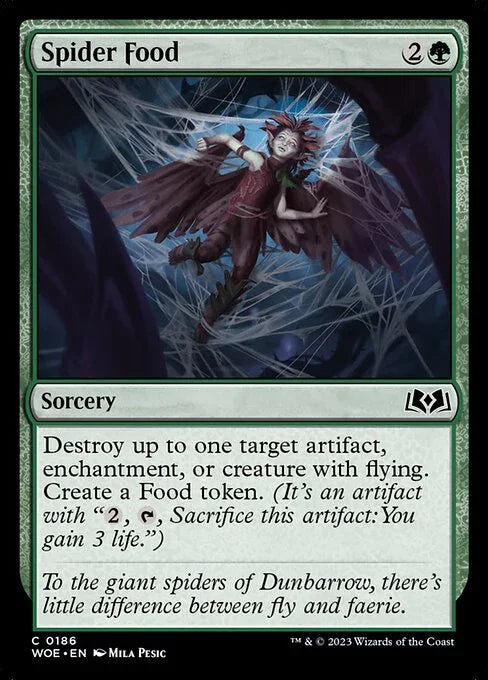 [Foil] WOE 186 Spider Food C