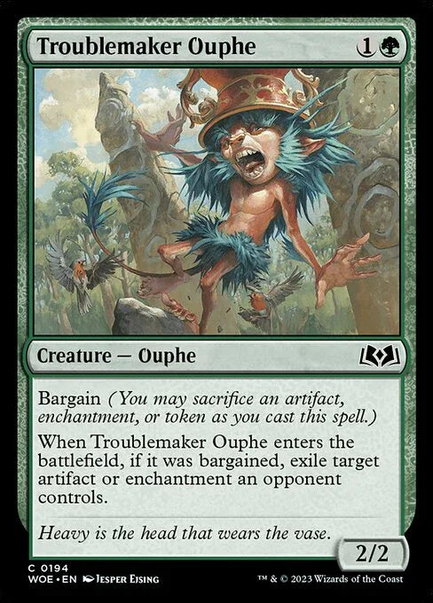 [Foil] WOE 194 Troublemaker Ouphe C