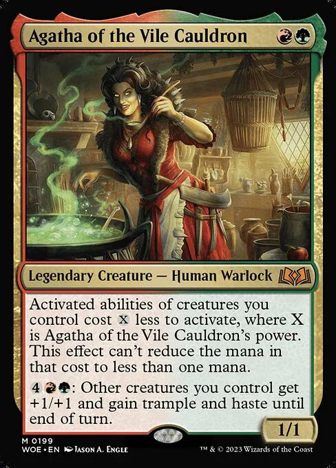 [Foil] WOE 199 Agatha of the Vile Cauldron M