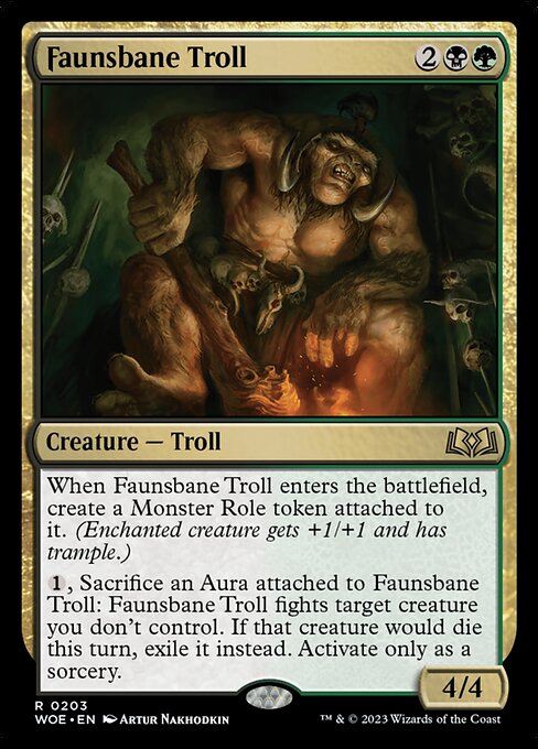 WOE 203 Faunsbane Troll R