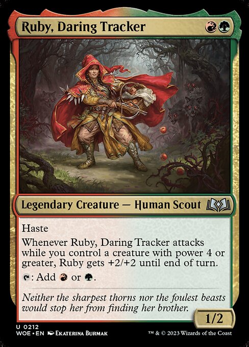 WOE 212 Ruby, Daring Tracker U