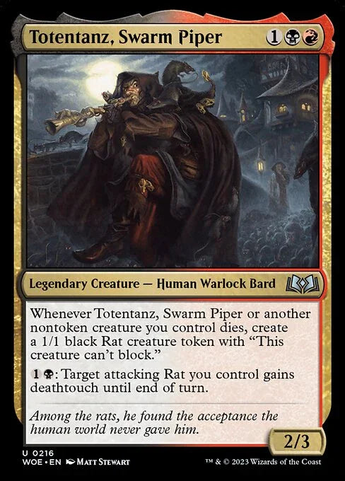 [Foil] WOE 216 Totentanz, Swarm Piper U