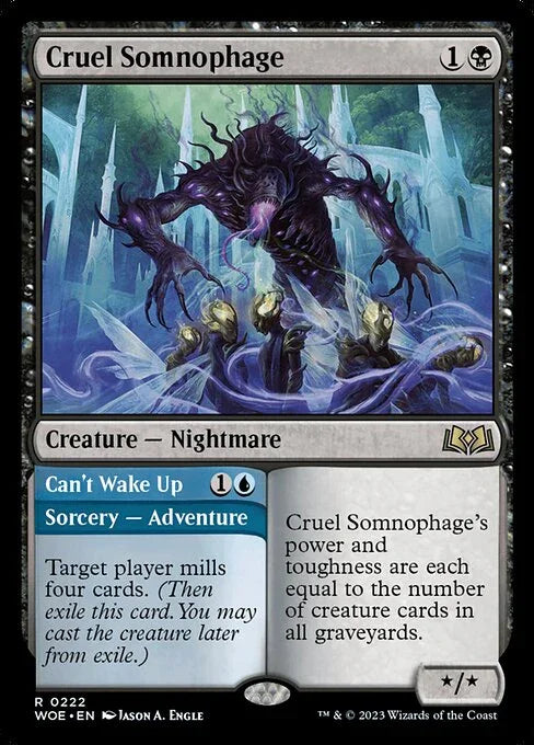 [Foil] WOE 222 Cruel Somnophage R
