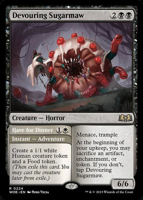 [Foil] WOE 224 Devouring Sugarmaw R