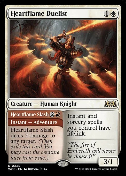 [Foil] WOE 228 Heartflame Duelist R