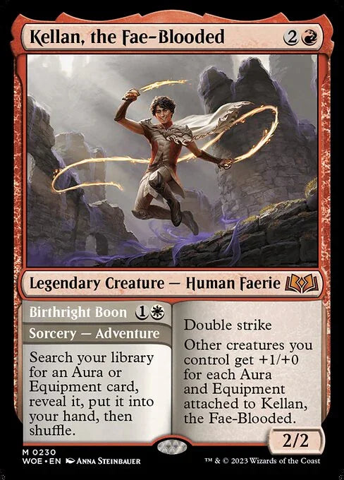 [Foil] WOE 230 Kellan, the Fae-Blooded M