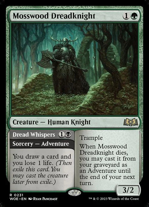 [Foil] WOE 231 Mosswood Dreadknight R