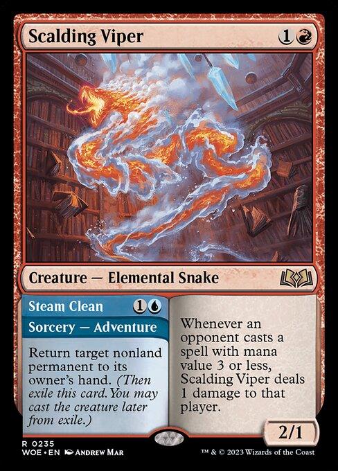 [Foil] WOE 235 Scalding Viper R