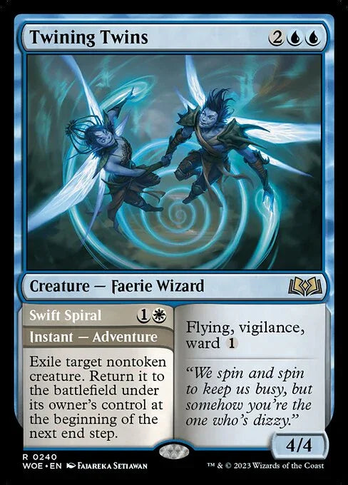 [Foil] WOE 240 Twining Twins R