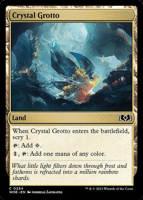 [Foil] WOE 254 Crystal Grotto C