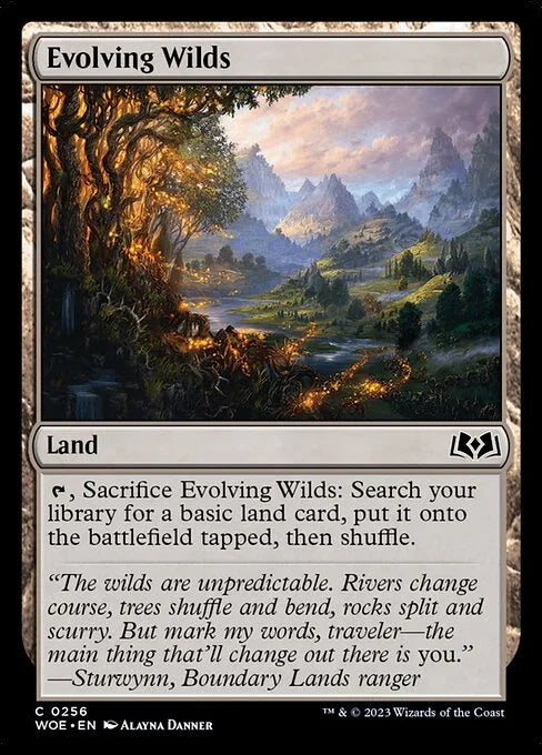 [Foil] WOE 256 Evolving Wilds C