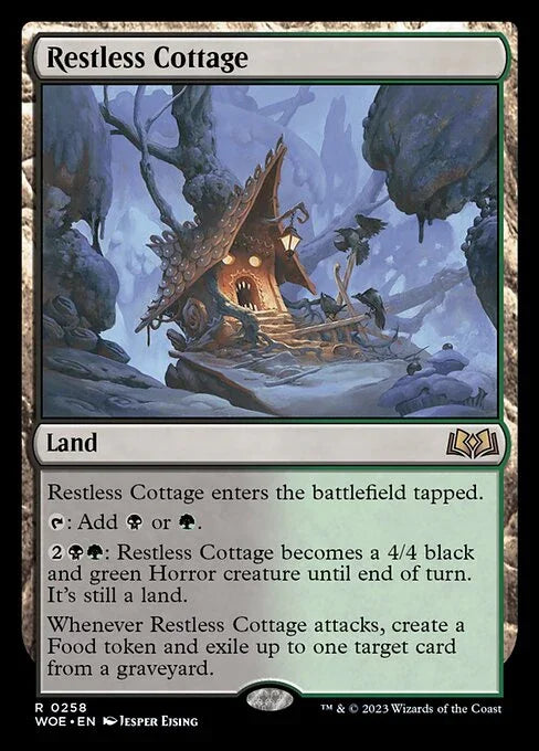 [Foil] WOE 258 Restless Cottage R