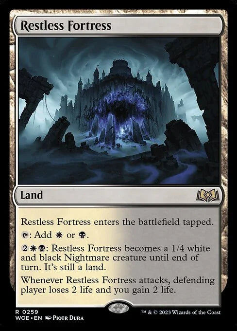 [Foil] WOE 259 Restless Fortress R