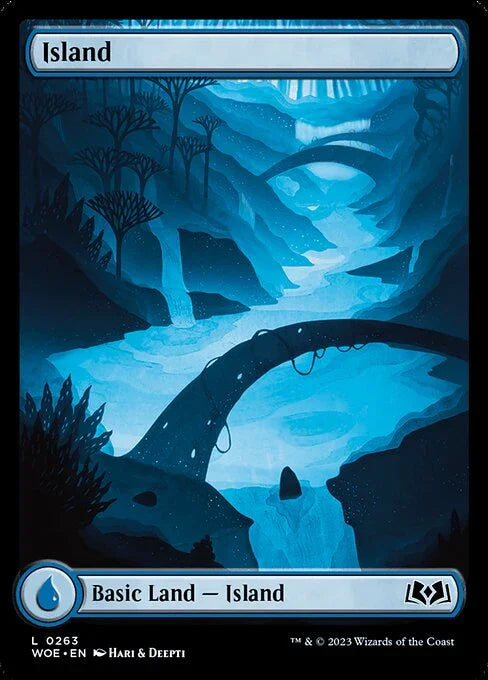 [Foil] WOE 263 Island (0263) L