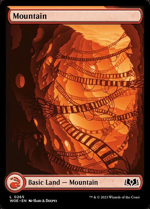 [Foil] WOE 265 Mountain (0265) L
