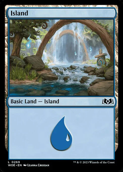 [Foil] WOE 269 Island (0269) L