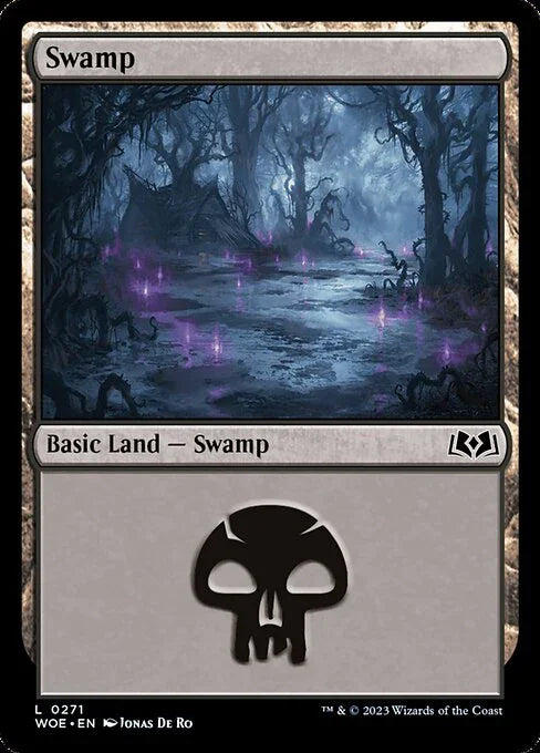 [Foil] WOE 271 Swamp (0271) L