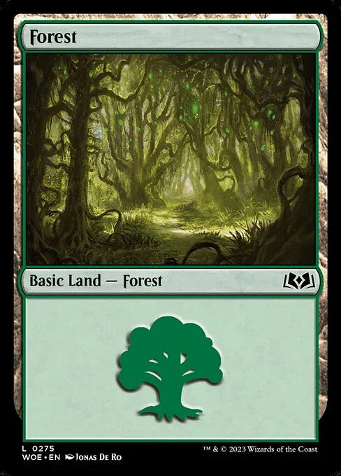 [Foil] WOE 275 Forest (0275) L