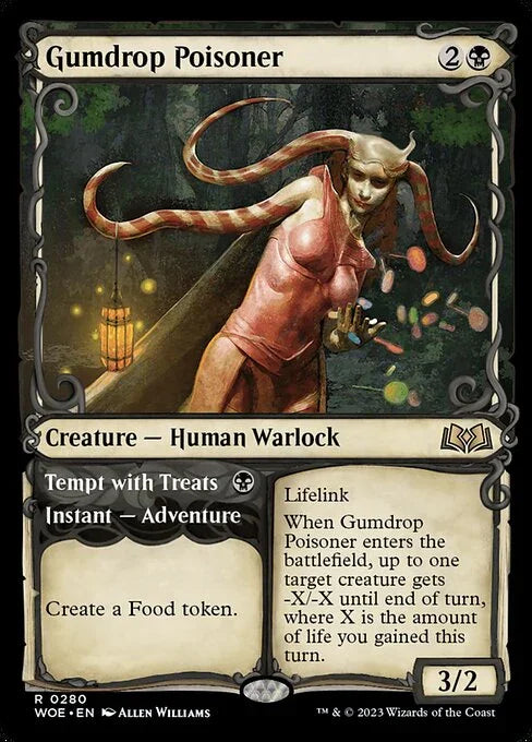 [Foil] WOE 280 Gumdrop Poisoner (Showcase) R