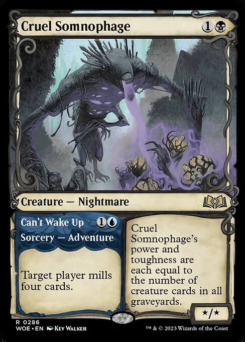 [Foil] WOE 286 Cruel Somnophage (Showcase) R