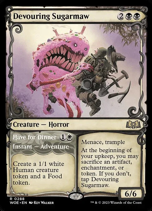[Foil] WOE 288 Devouring Sugarmaw (Showcase) R