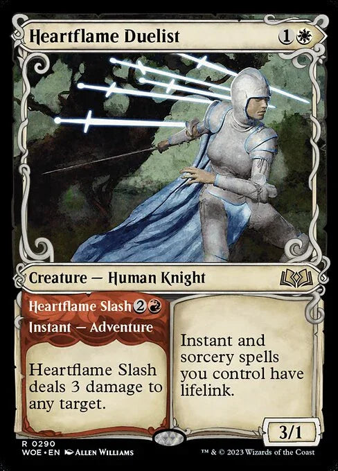 [Foil] WOE 290 Heartflame Duelist (Showcase) R
