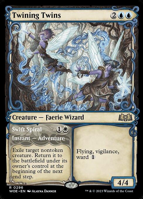 [Foil] WOE 296 Twining Twins (Showcase) R