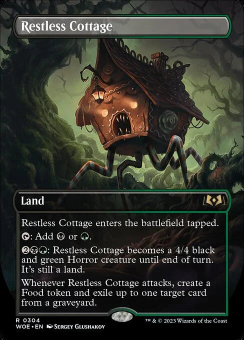 [Foil] WOE 304 Restless Cottage (Borderless) R
