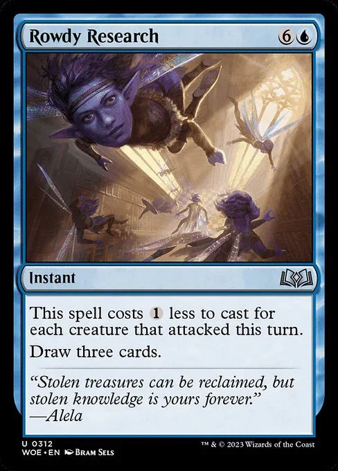 [Foil] WOE 312 Rowdy Research U