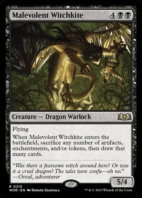 [Foil] WOE 315 Malevolent Witchkite R