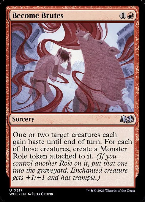 [Foil] WOE 317 Become Brutes U