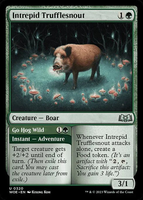 [Foil] WOE 320 Intrepid Trufflesnout U
