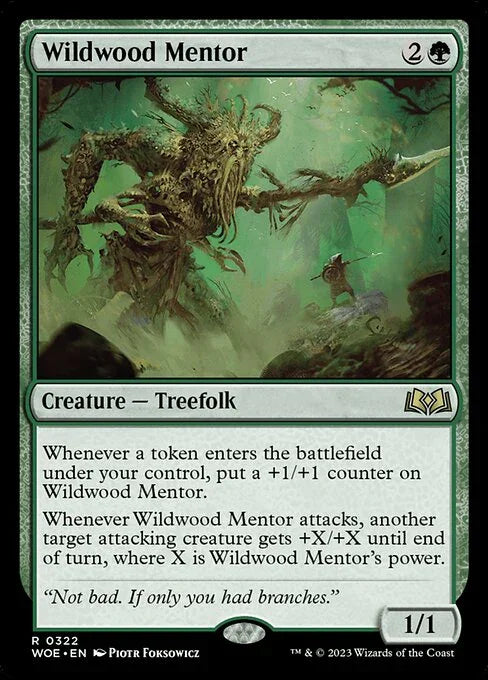 [Foil] WOE 322 Wildwood Mentor R