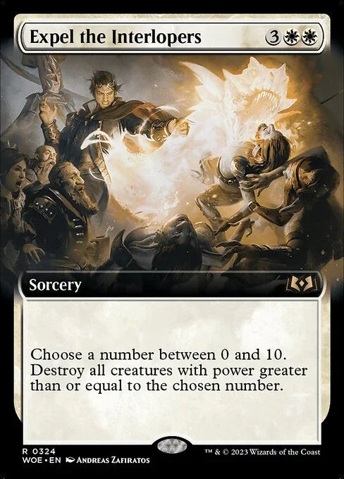 [Foil] WOE 324 Expel the Interlopers (Extended Art) R