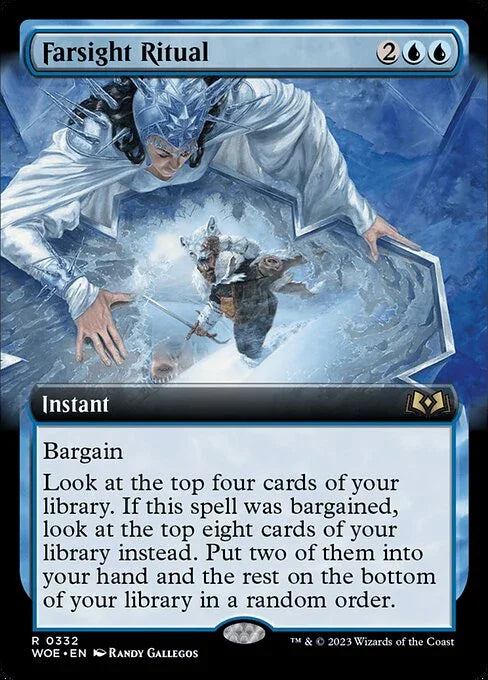 [Foil] WOE 332 Farsight Ritual (Extended Art) R