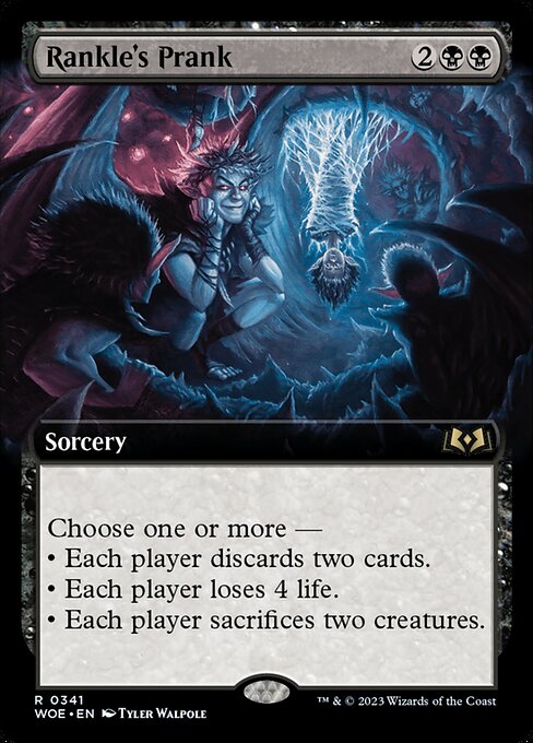 WOE 341 Rankle's Prank (Extended Art) R