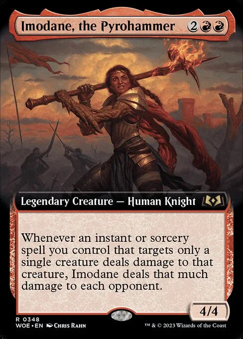 [Foil] WOE 348 Imodane, the Pyrohammer (Extended Art) R