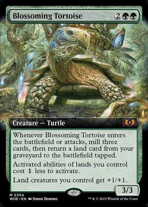 WOE 354 Blossoming Tortoise (Extended Art) M