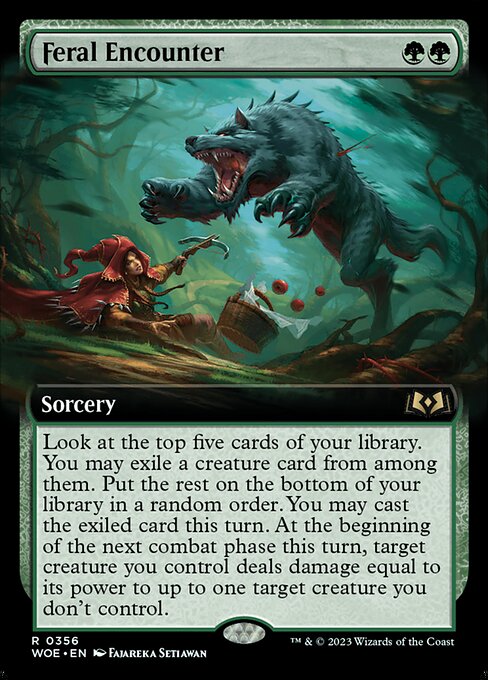 WOE 356 Feral Encounter (Extended Art) R
